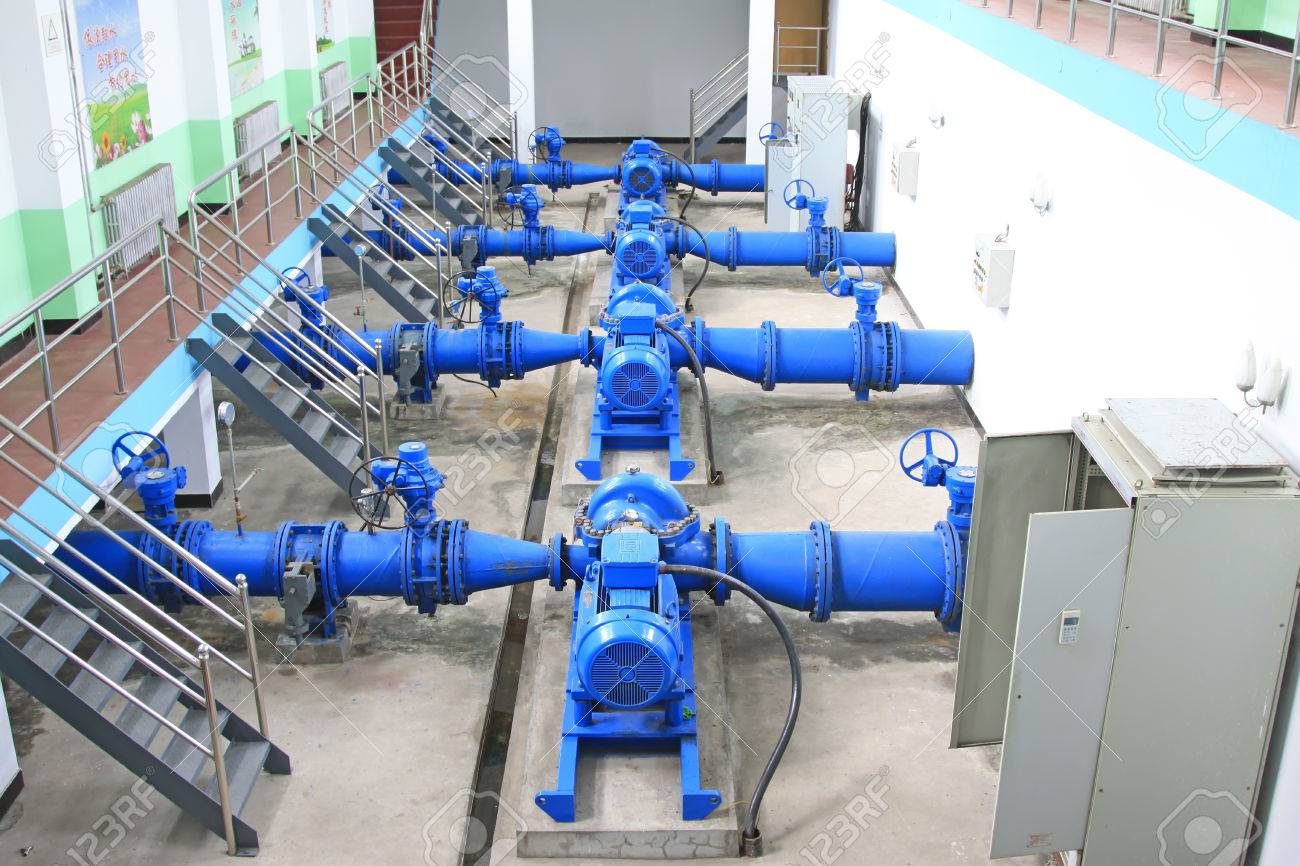 Water supply pump station of mechanical equipment